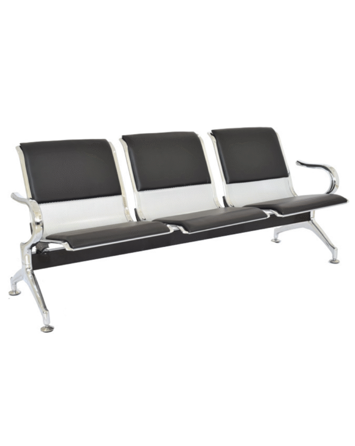 Tandem Aeropuerto Tapizado 3 Asientos